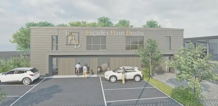 Future agence Façades Haut-Doubs à Valdahon