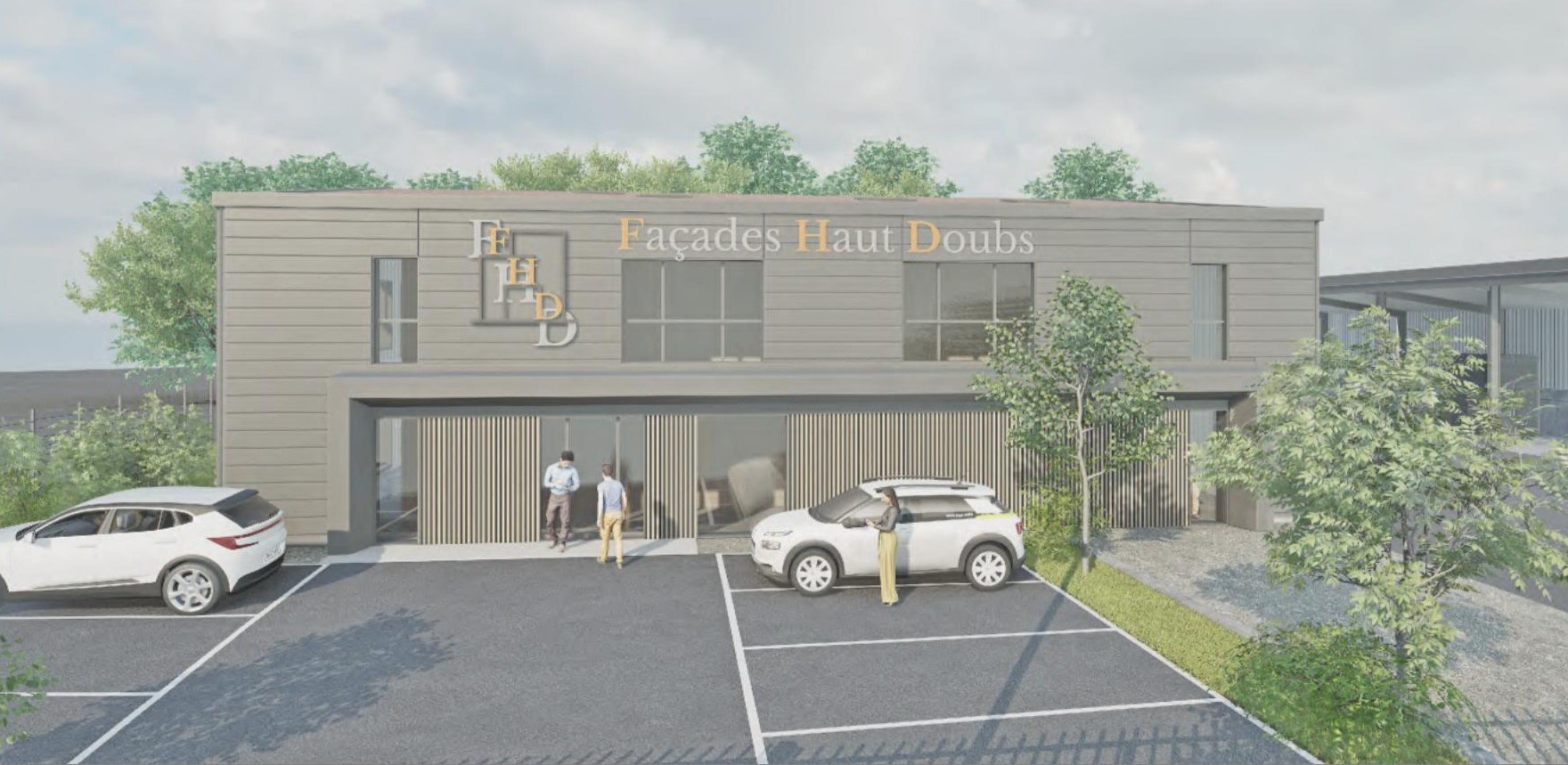 Future agence Façades Haut-Doubs à Valdahon